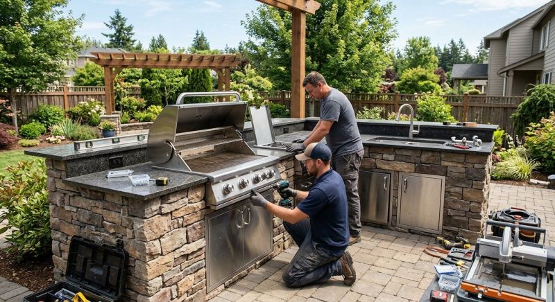 Outdoor Kitchen Construction in Houston, TX