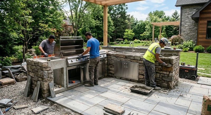 Outdoor Kitchen Construction in North Charleston, SC