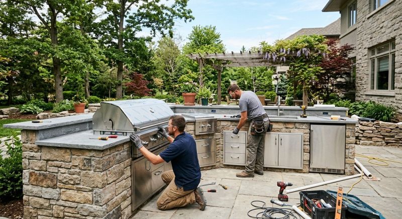 Outdoor Kitchen Construction in Charleston, SC