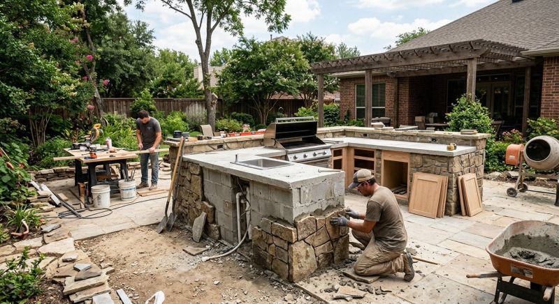 Outdoor Kitchen Installation in North Charleston, SC